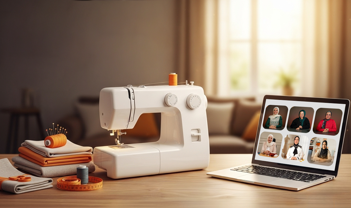 دبلومة الخياطة والتصميم الشاملة الاونلاين - المستويين الأول والثاني